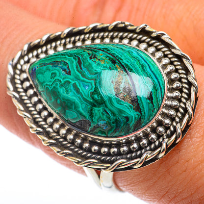 Chrysocolla Rings handcrafted by Ana Silver Co - RING66704
