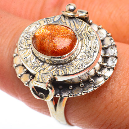 Sunstone Rings handcrafted by Ana Silver Co - RING66713
