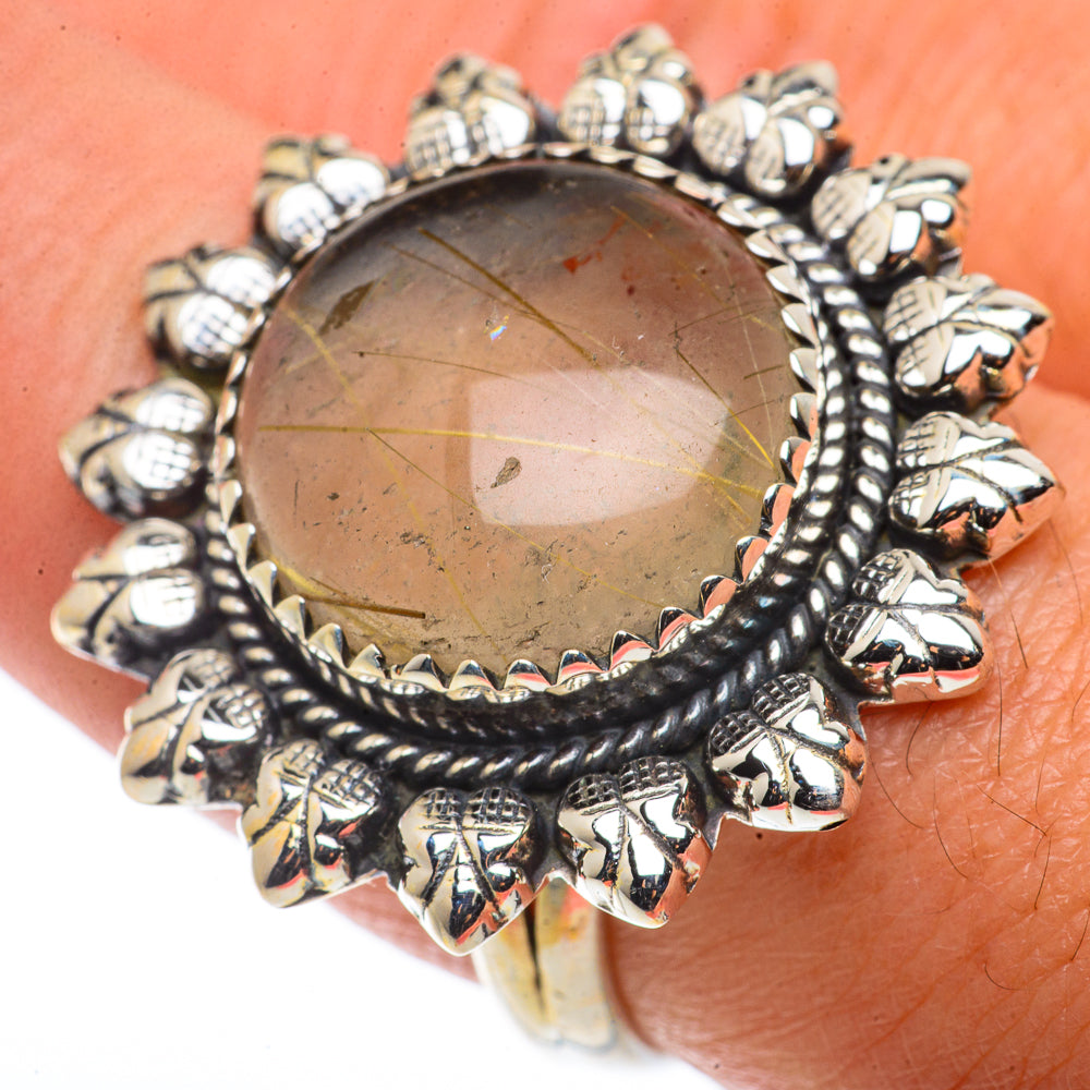 Rutilated Quartz Rings handcrafted by Ana Silver Co - RING66724