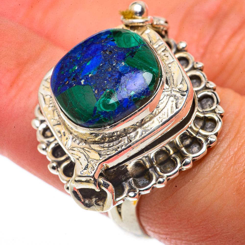Azurite Rings handcrafted by Ana Silver Co - RING66726