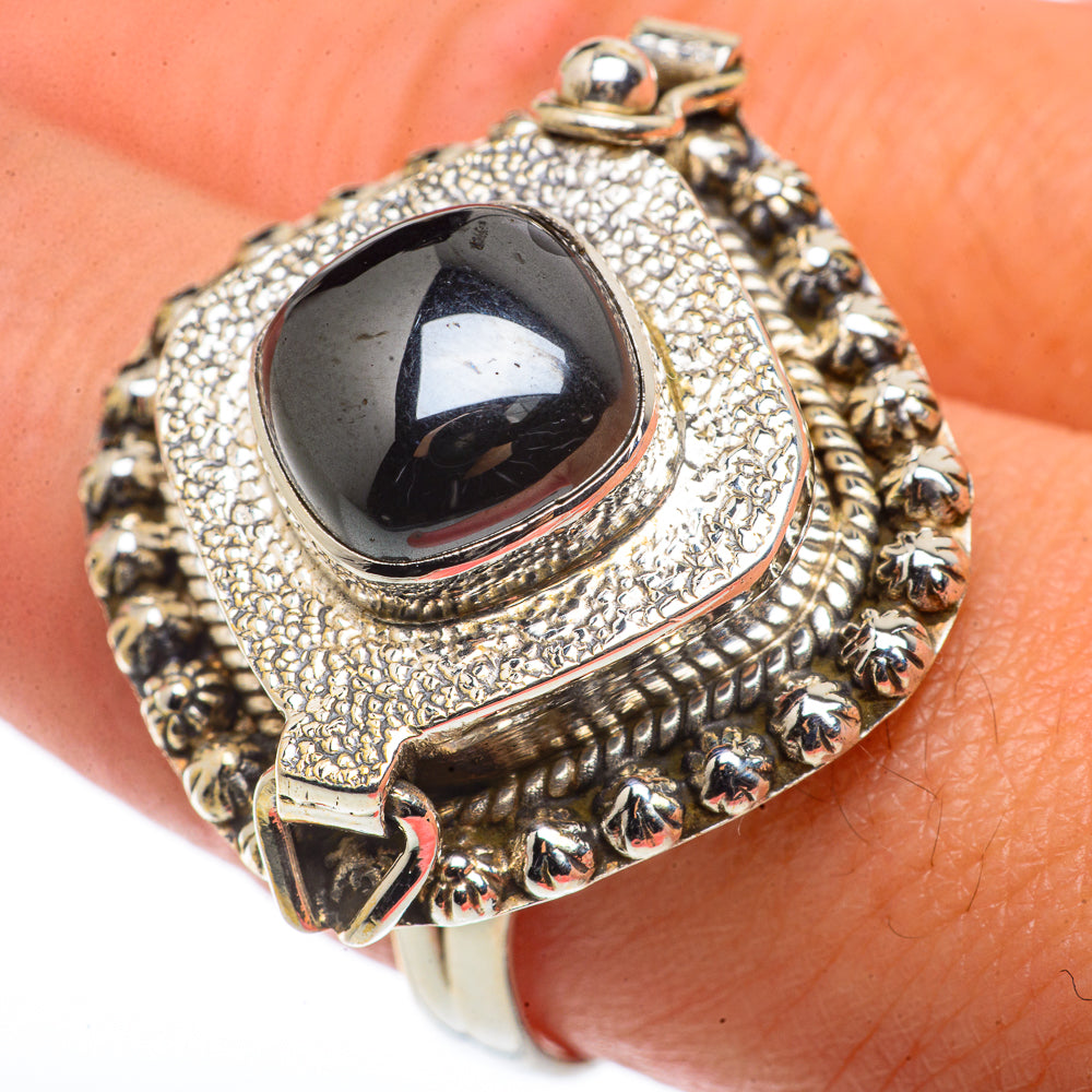 Hematite Rings handcrafted by Ana Silver Co - RING66728