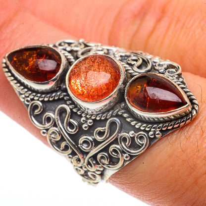 Sunstone Rings handcrafted by Ana Silver Co - RING66739