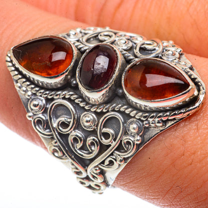 Baltic Amber Rings handcrafted by Ana Silver Co - RING66761