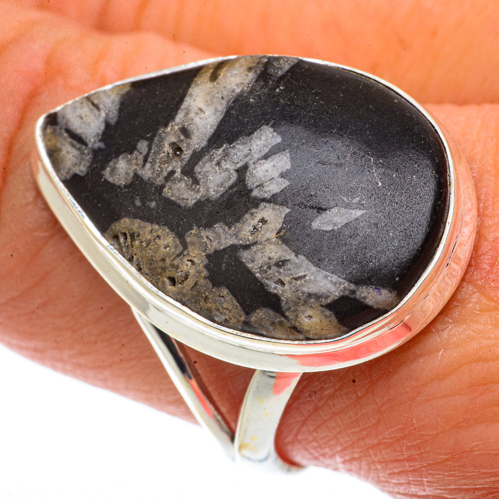 Chrysanthemum Stone Rings handcrafted by Ana Silver Co - RING66768