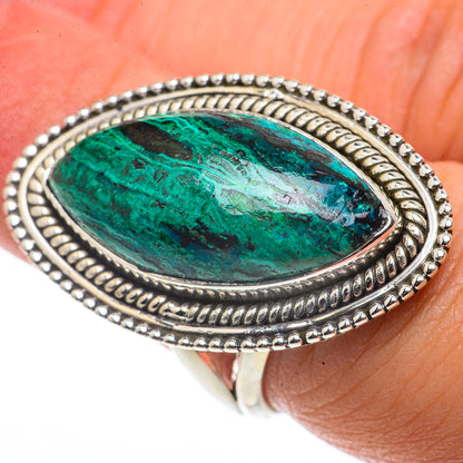 Chrysocolla Rings handcrafted by Ana Silver Co - RING66776