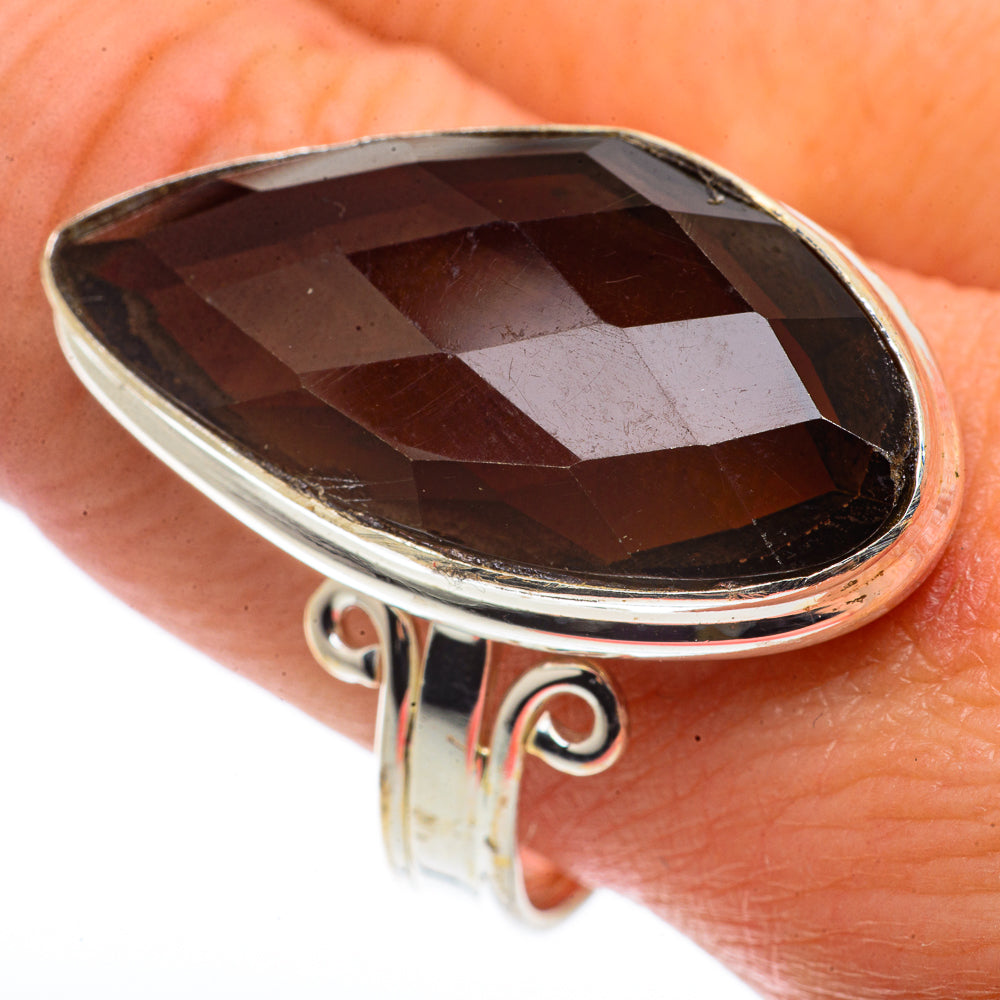 Smoky Quartz Rings handcrafted by Ana Silver Co - RING66781