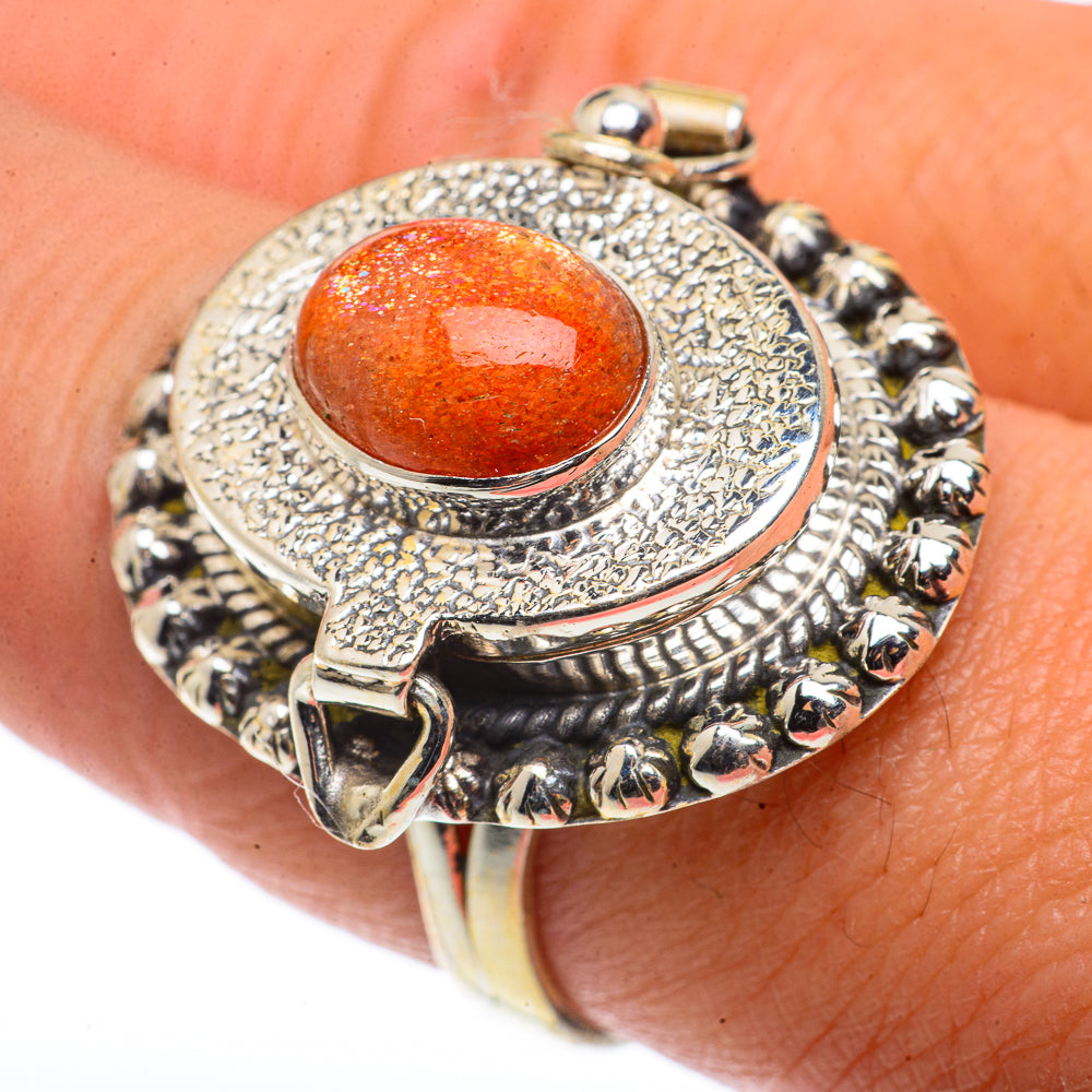 Sunstone Rings handcrafted by Ana Silver Co - RING66785