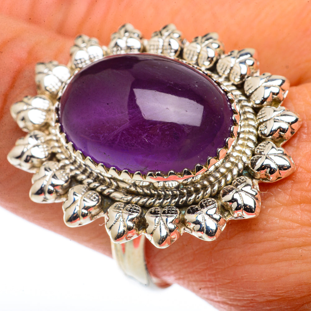 Amethyst Rings handcrafted by Ana Silver Co - RING66813
