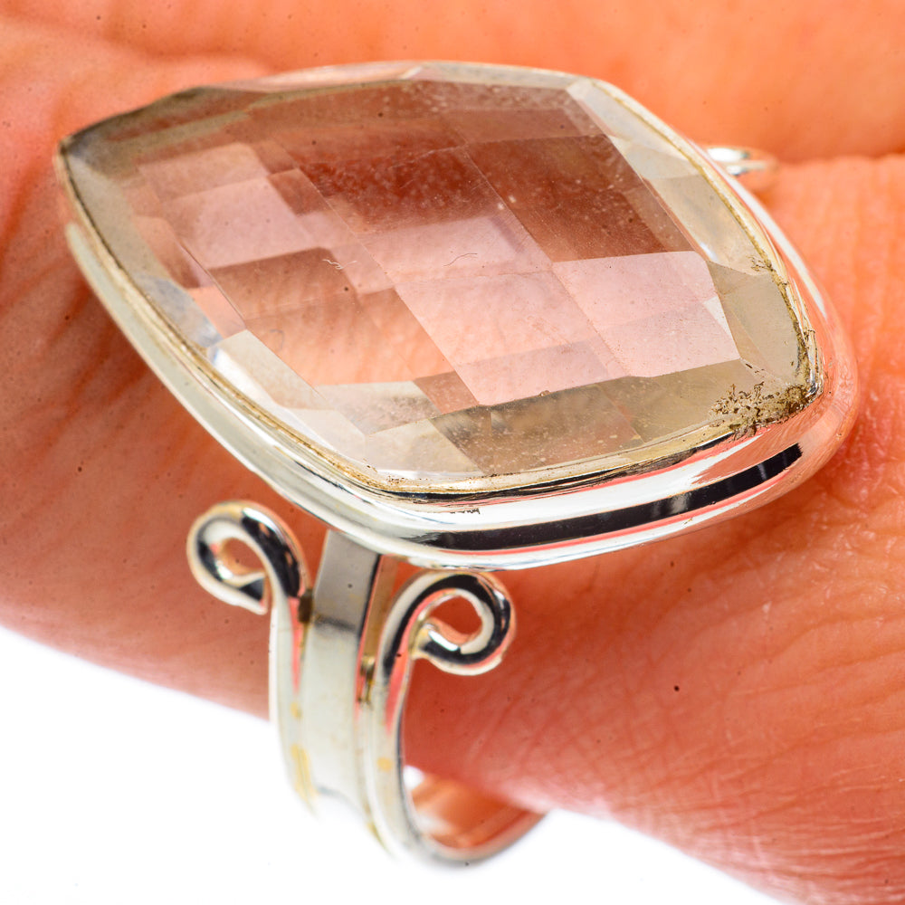White Quartz Rings handcrafted by Ana Silver Co - RING66841