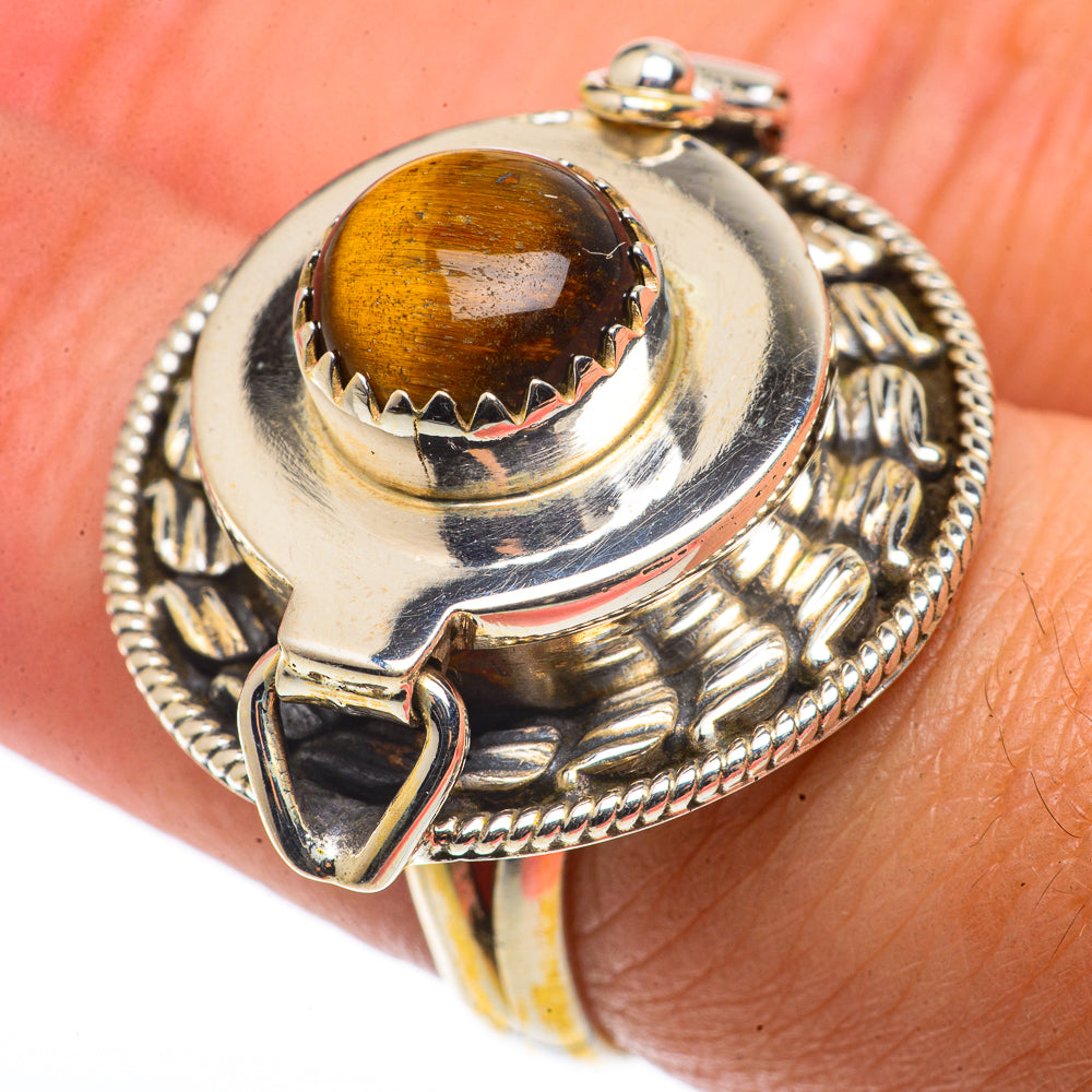 Tiger Eye Rings handcrafted by Ana Silver Co - RING66853