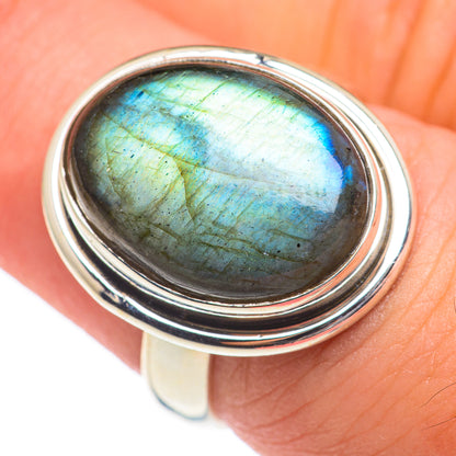 Labradorite Rings handcrafted by Ana Silver Co - RING66865