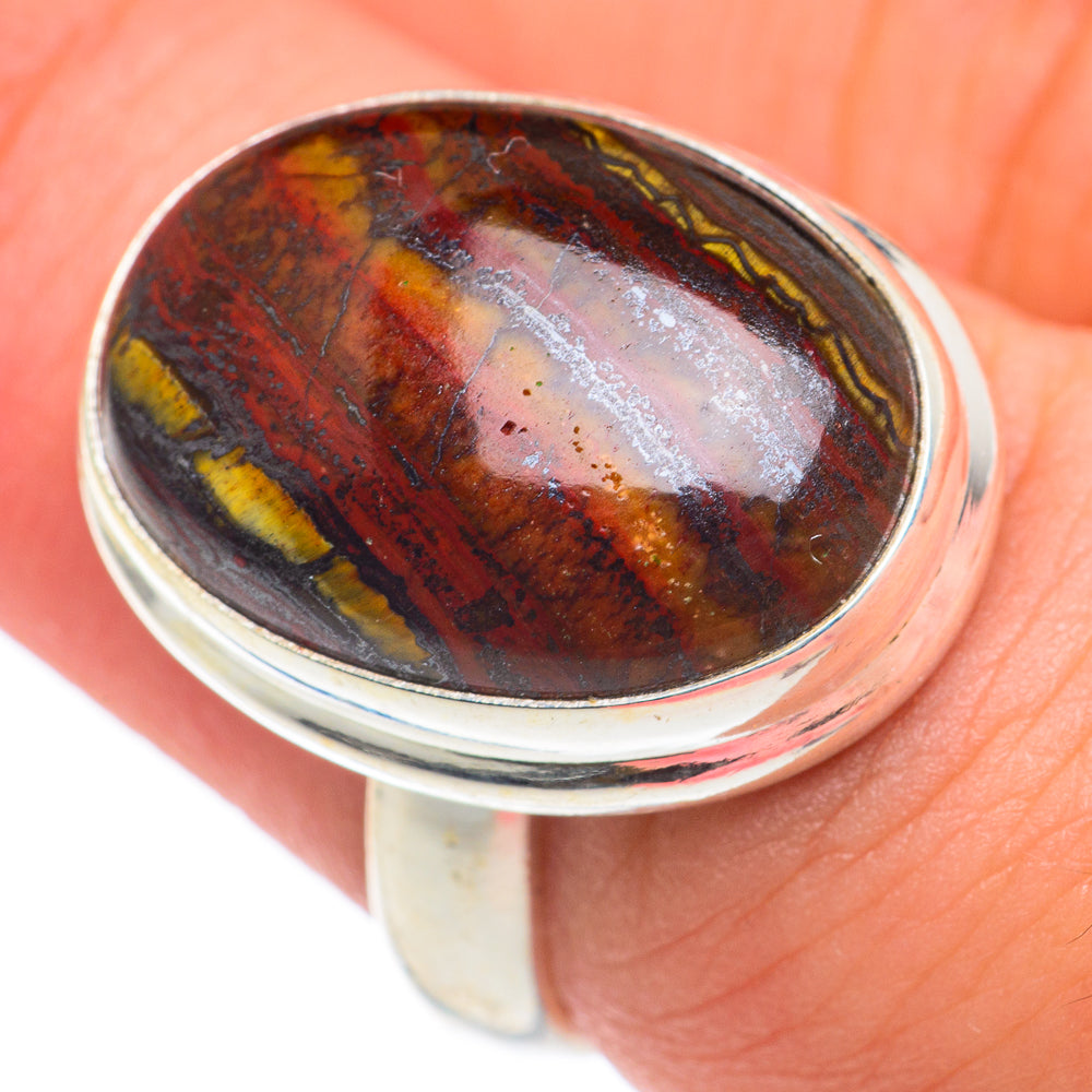 Red Jasper Rings handcrafted by Ana Silver Co - RING66866
