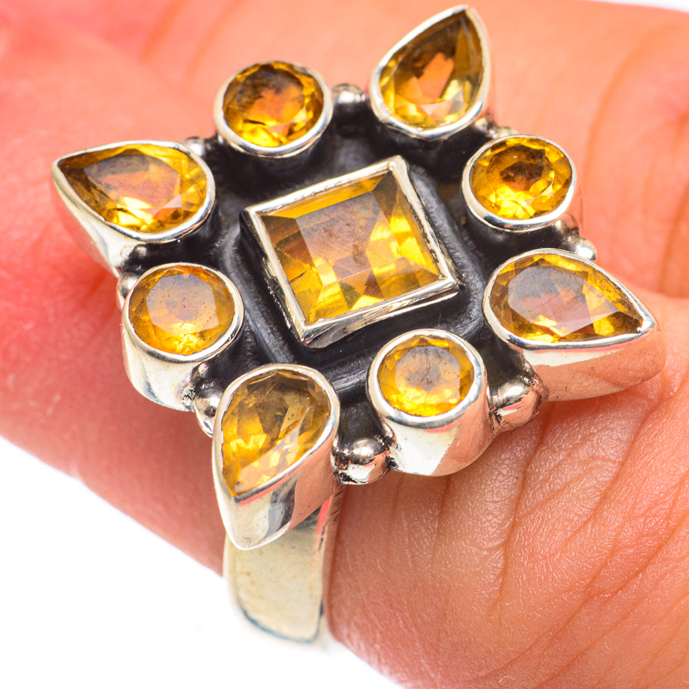 Citrine Rings handcrafted by Ana Silver Co - RING66869