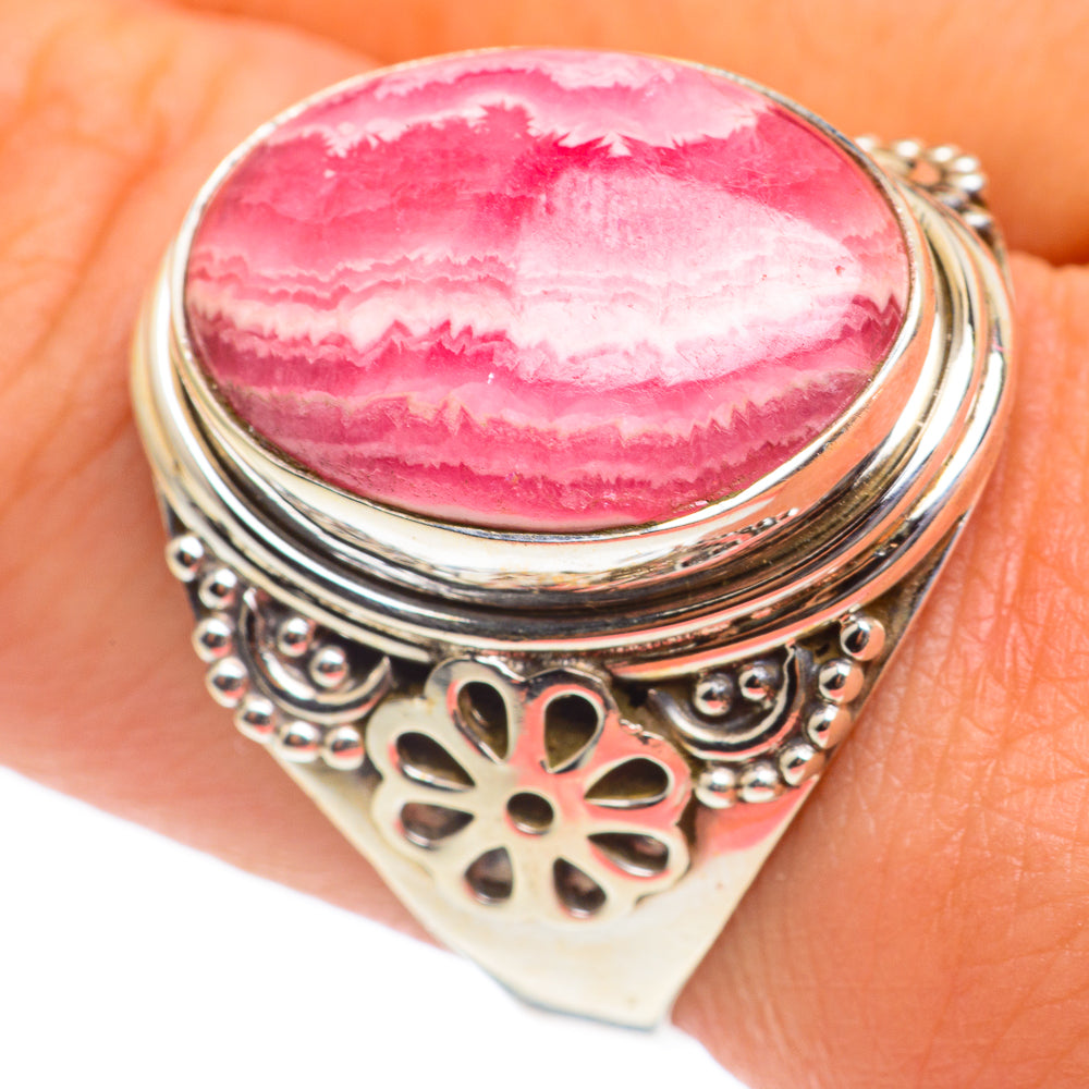 Rhodochrosite Rings handcrafted by Ana Silver Co - RING66871
