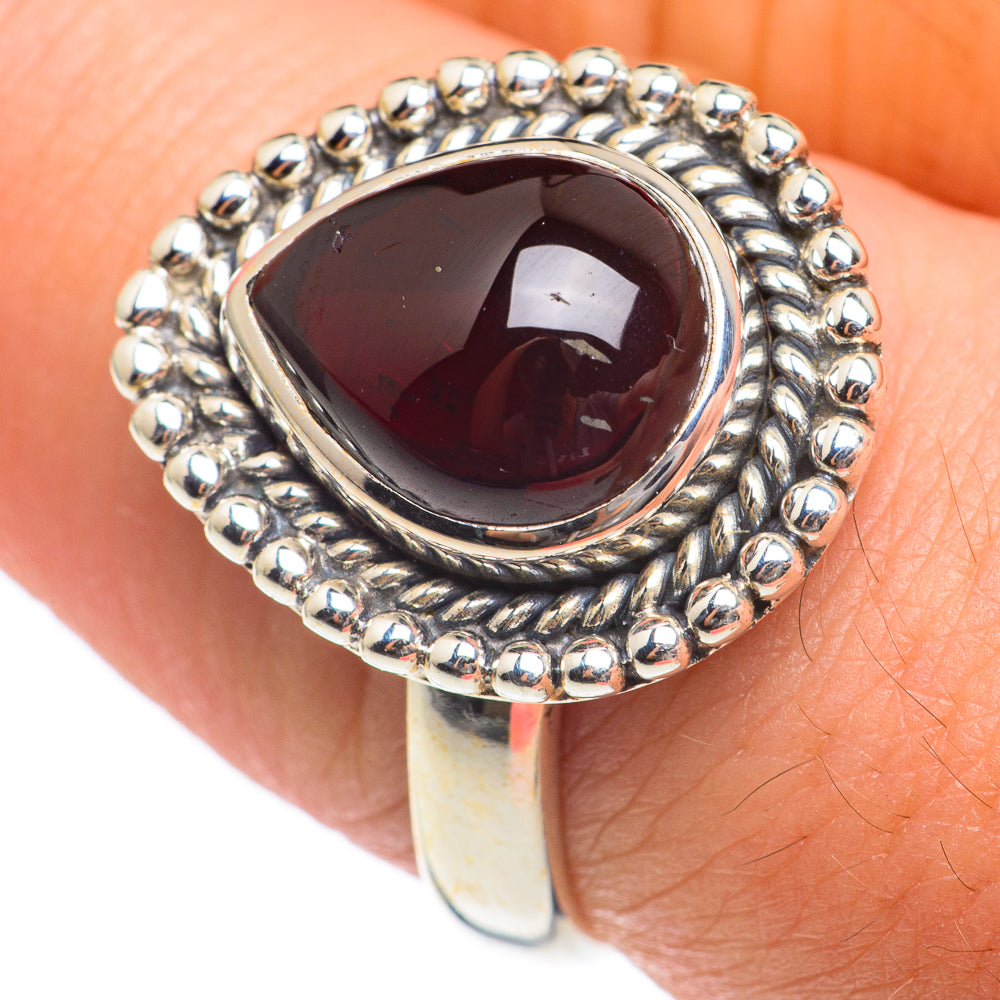 Garnet Rings handcrafted by Ana Silver Co - RING66874