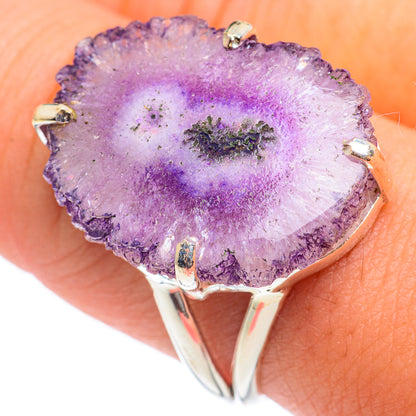 Amethyst Stalactite Rings handcrafted by Ana Silver Co - RING66875