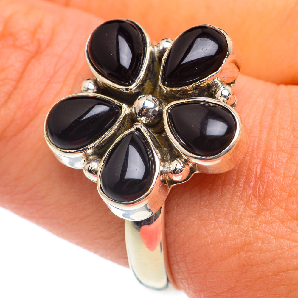 Black Onyx Rings handcrafted by Ana Silver Co - RING66880