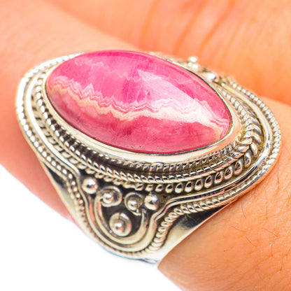 Rhodochrosite Rings handcrafted by Ana Silver Co - RING66900