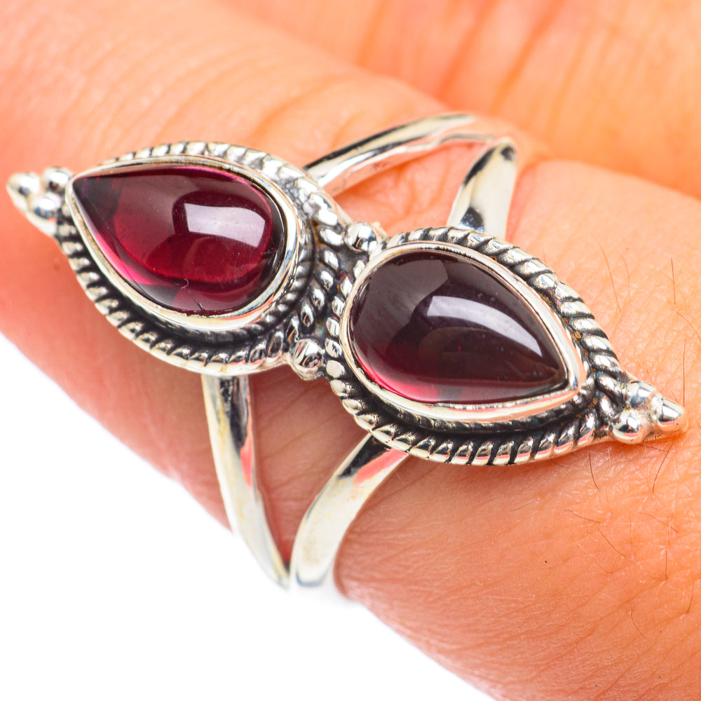 Garnet Rings handcrafted by Ana Silver Co - RING66902