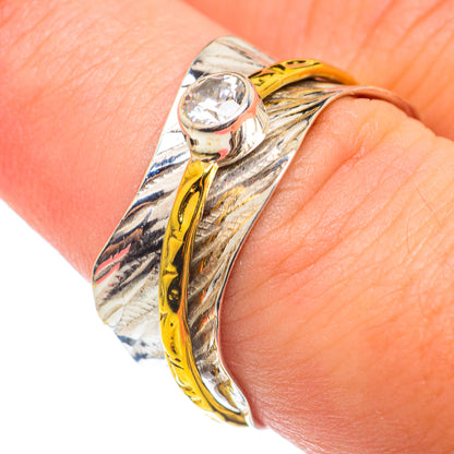 White Quartz Copper Rings handcrafted by Ana Silver Co - RING66906