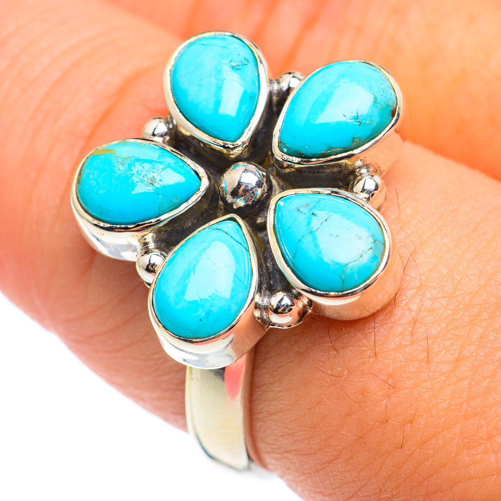 Chrysocolla Rings handcrafted by Ana Silver Co - RING66915
