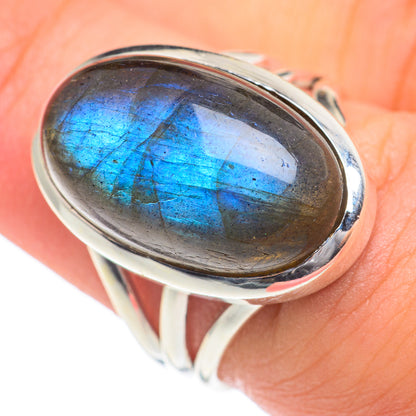Labradorite Rings handcrafted by Ana Silver Co - RING66916