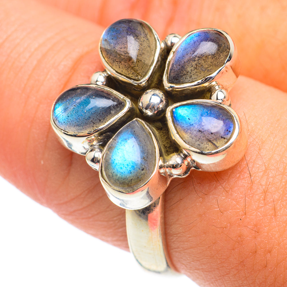 Labradorite Rings handcrafted by Ana Silver Co - RING66918