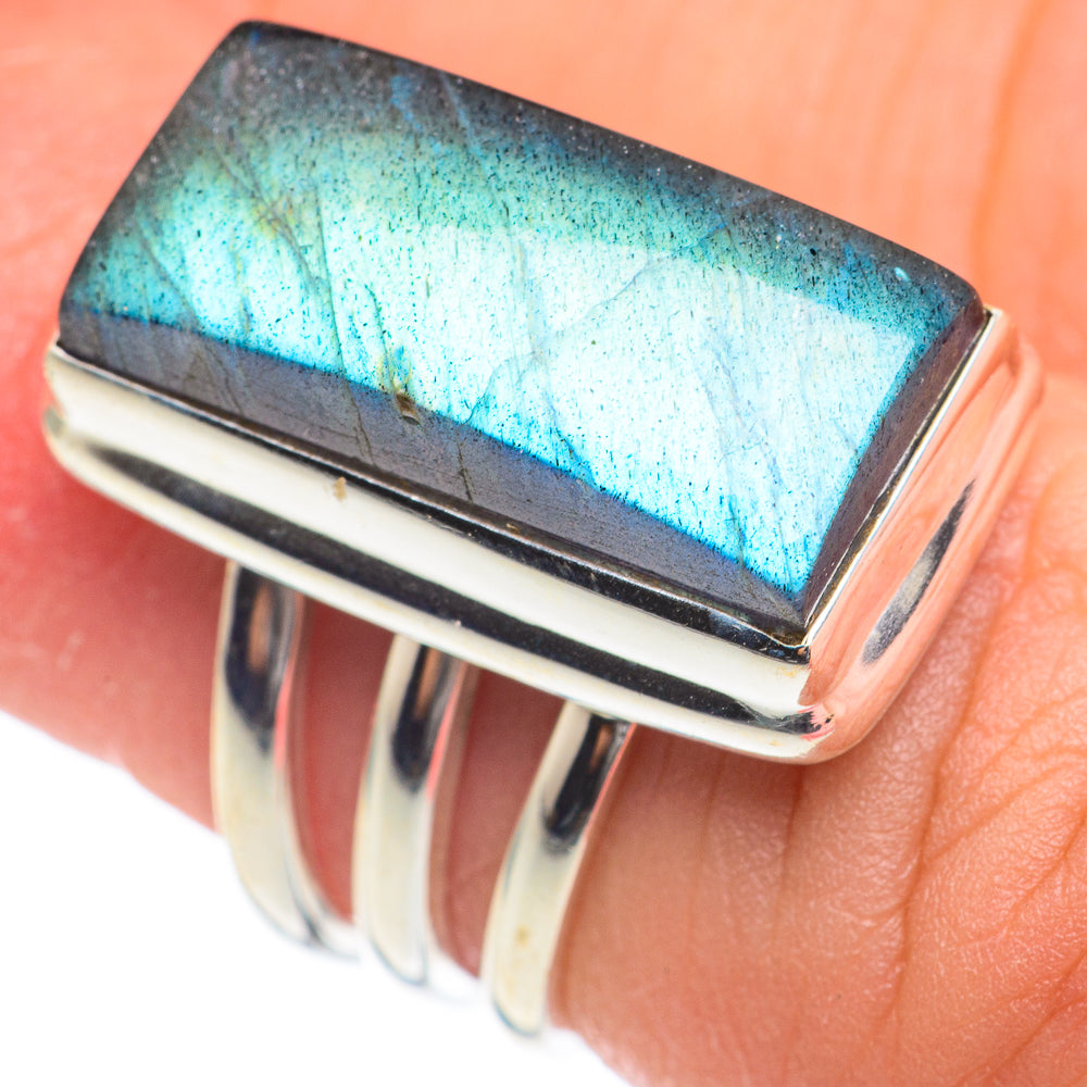 Labradorite Rings handcrafted by Ana Silver Co - RING66920