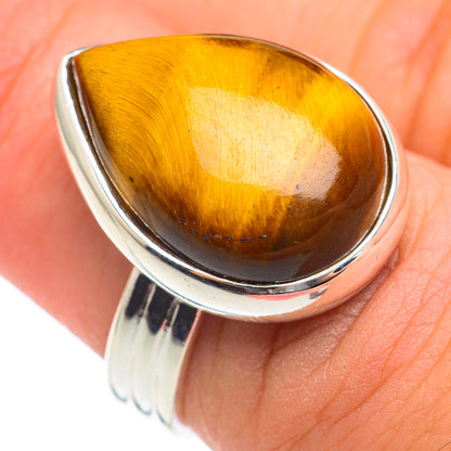 Tiger Eye Rings handcrafted by Ana Silver Co - RING66923