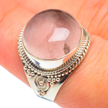 Rose Quartz Rings handcrafted by Ana Silver Co - RING66929