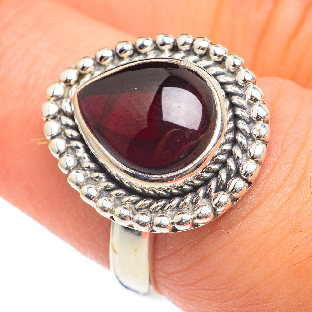 Garnet Rings handcrafted by Ana Silver Co - RING66930