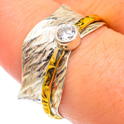 White Quartz Copper Rings handcrafted by Ana Silver Co - RING66935
