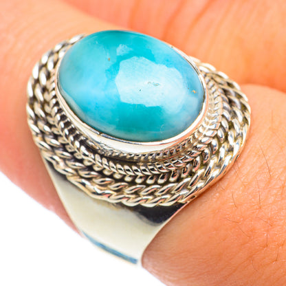 Larimar Rings handcrafted by Ana Silver Co - RING66942