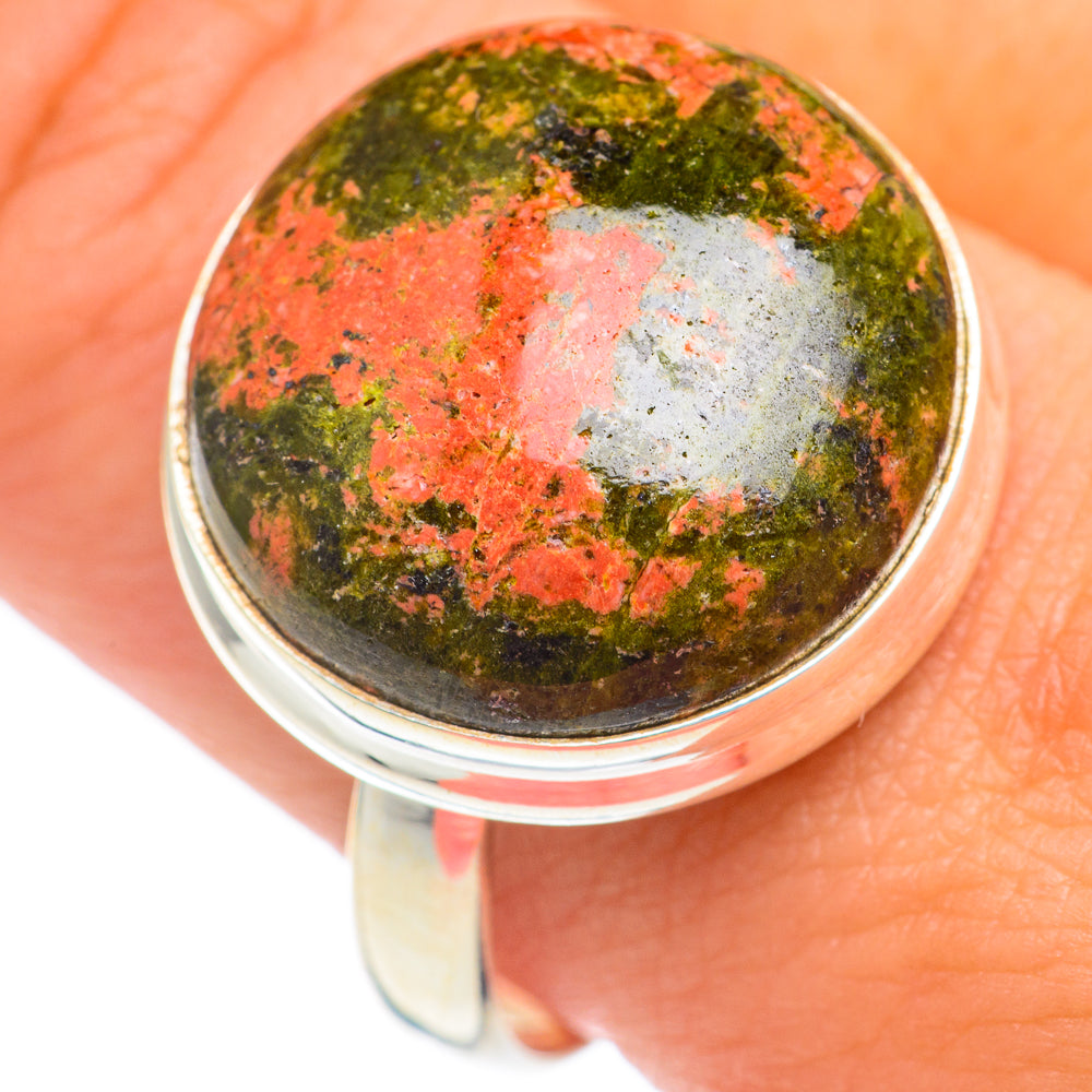 Unakite Rings handcrafted by Ana Silver Co - RING66945
