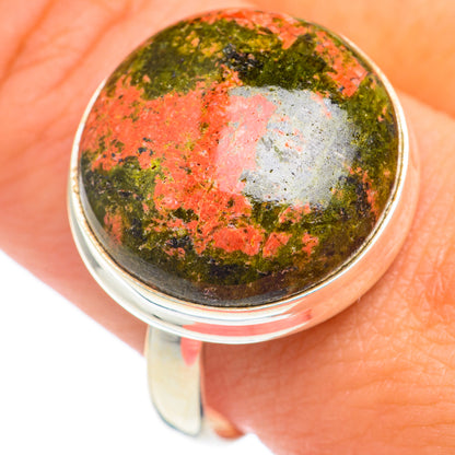 Unakite Rings handcrafted by Ana Silver Co - RING66945