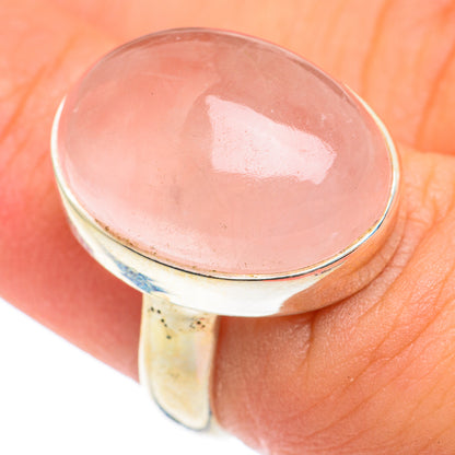 Rose Quartz Rings handcrafted by Ana Silver Co - RING66951