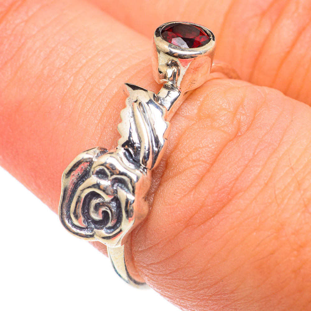 Garnet Rings handcrafted by Ana Silver Co - RING66953