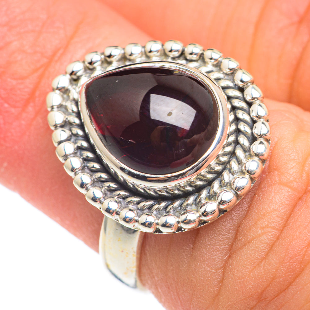 Garnet Rings handcrafted by Ana Silver Co - RING66954