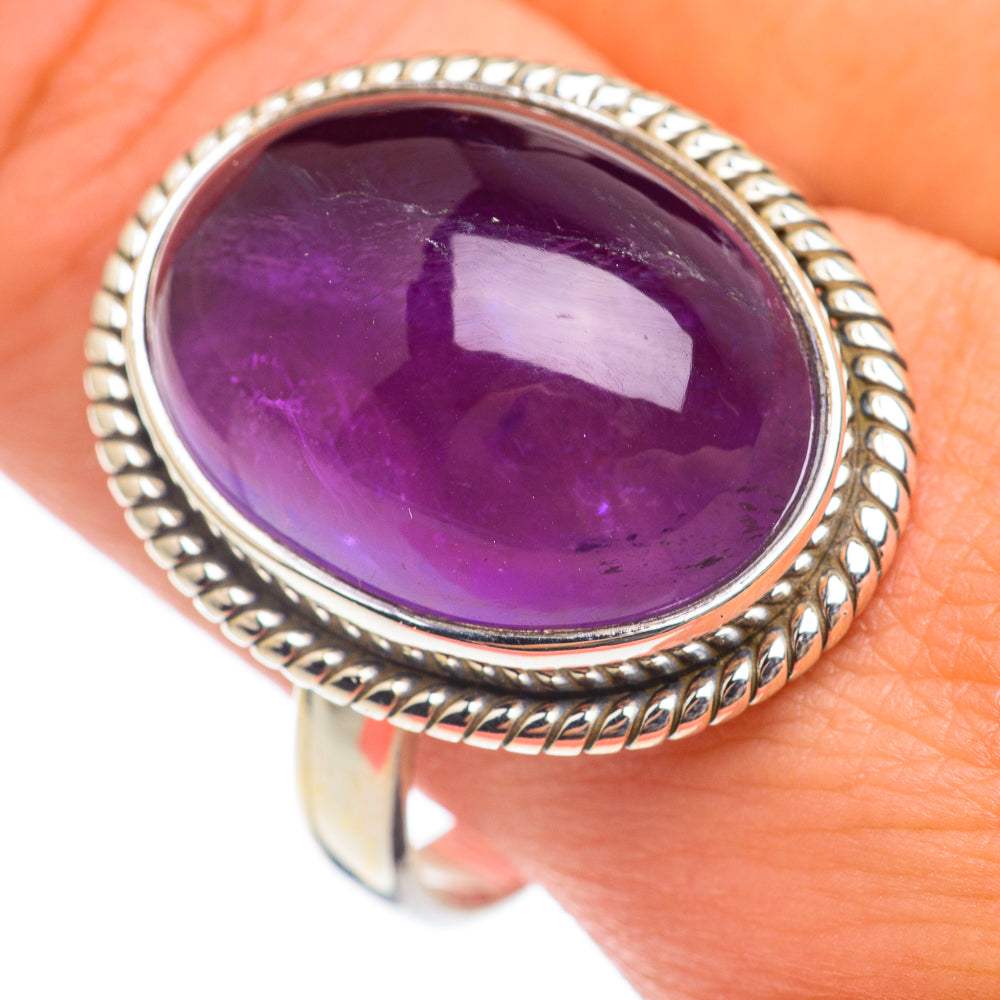 Amethyst Rings handcrafted by Ana Silver Co - RING66955
