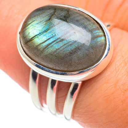 Labradorite Rings handcrafted by Ana Silver Co - RING66965