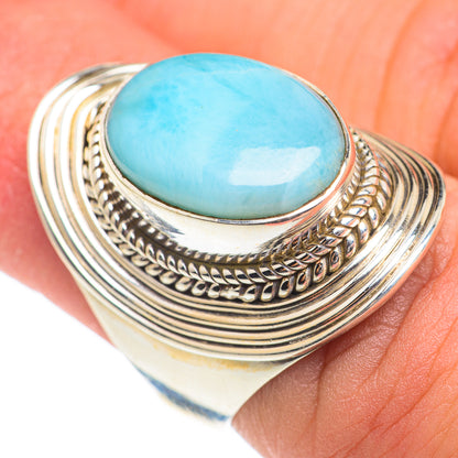 Larimar Rings handcrafted by Ana Silver Co - RING66967