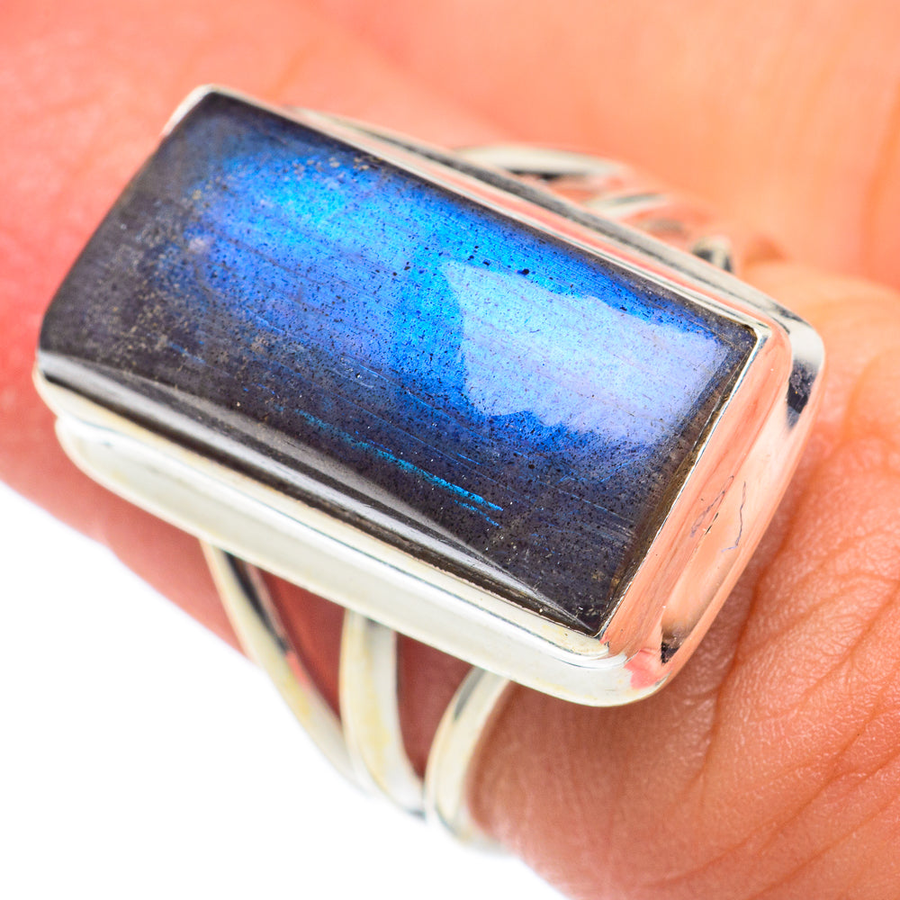 Labradorite Rings handcrafted by Ana Silver Co - RING66968