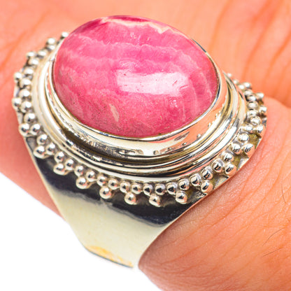 Rhodochrosite Rings handcrafted by Ana Silver Co - RING66976