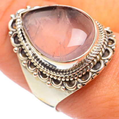 Rose Quartz Rings handcrafted by Ana Silver Co - RING66977