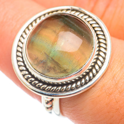 Green Fluorite Rings handcrafted by Ana Silver Co - RING66985