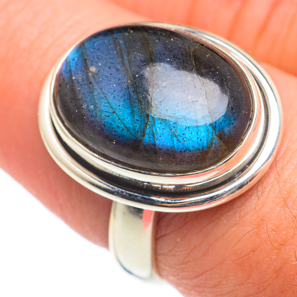 Labradorite Rings handcrafted by Ana Silver Co - RING66988