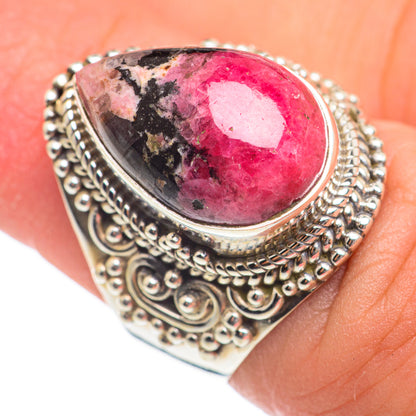 Rhodonite Rings handcrafted by Ana Silver Co - RING66998
