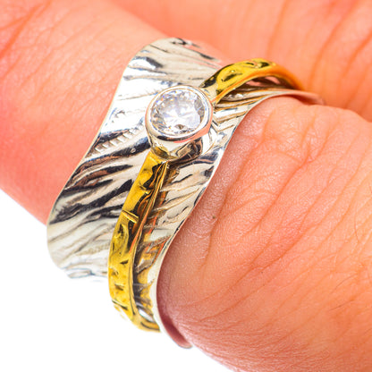 White Quartz Copper Rings handcrafted by Ana Silver Co - RING67002