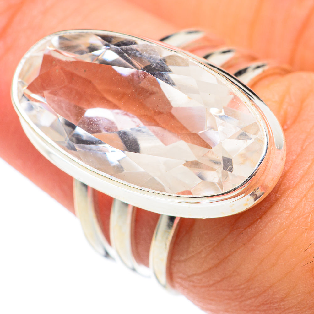 White Quartz Rings handcrafted by Ana Silver Co - RING67003