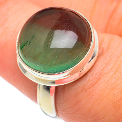Green Fluorite Rings handcrafted by Ana Silver Co - RING67006